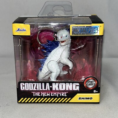 Godzilla X Kong The New Empire Metal Figs Shimo White 2.5” NEW In Box-image