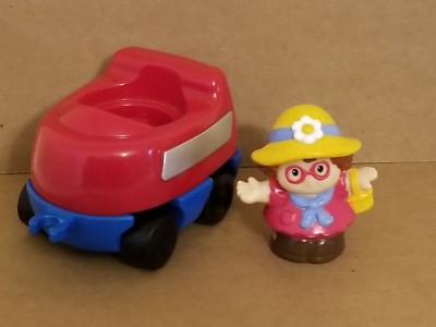 Fisher Price Little People Fun Sound Train #77999 Passenger Car + Maggie-image