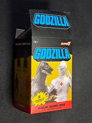 SUPER7 REACTION KAIJU BLIND BOX ACTION FIGURE GODZILLA 57 X-RAY GLITTER-image