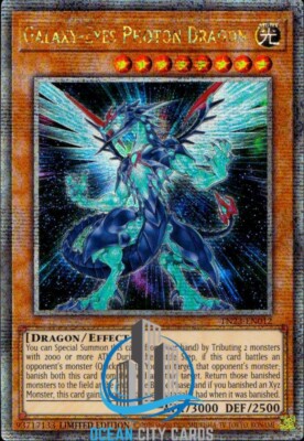 Yugioh Galaxy-Eyes Photon Dragon TN23-EN012 Quarter Century Rare Limited Edition-image