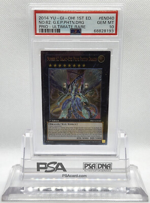 YUGIOH 1ST PRIO-EN040 NUMBER 62 GALAXY-EYES PRIME ULT PSA 10 GEM MINT #68828193-image