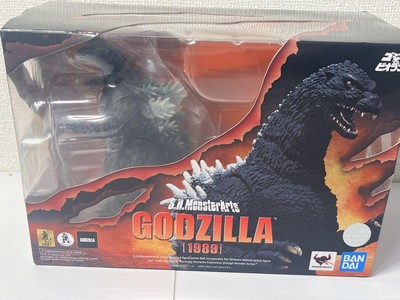 S.H. MonsterArts Godzilla 1989 vs Biolante Figures damaged box, used-image