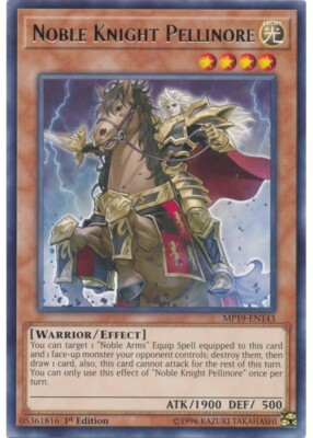 Yugioh - Noble Knight Pellinore (Rare) (Unlimited) - MP19-EN143 P-image