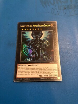 YUGIOH Ultra Rare Galaxy-Eyes Full Armor Photon Dragon DUPO-EN063 1st Edition-image