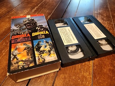 Godzilla (PRE-OWNED VHS) vs Mechagodzilla / vs Gigan - Anchor Bay #2215 (1995)-image