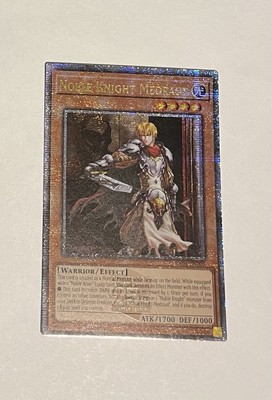 Yu-Gi-Oh! Noble Knight Medraut #RA04-EN205 Quarter Century Secret Rare 1st Ed NM-image