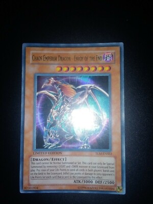 Yugioh - Chaos Emperor Dragon- Envoy of the end Ultra rare TLM-ense2 limited lp-image
