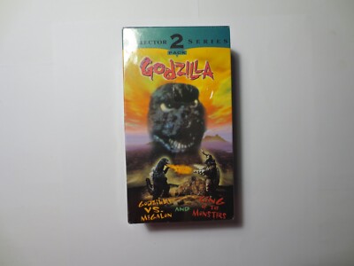 VHS Godzilla Monster 2-Pack King of The Monsters, Godzilla Vs Megalon NEW SEALED-image