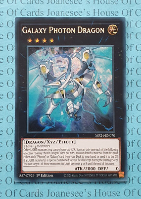 MP24-EN070 Galaxy Photon Dragon Prismatic Secret Rare Yu-Gi-Oh Card New-image