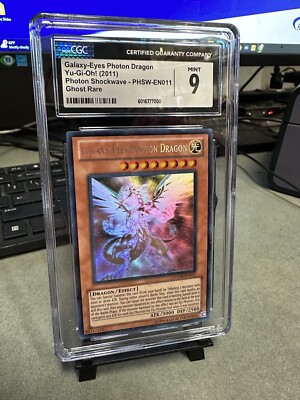 [CGC 9/MINT] Yugioh Galaxy-Eyes Photon Dragon PHSW-EN011 Ghost Rare Unlimited-image