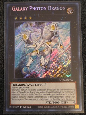 *Misprint* MP24-EN070 Galaxy Photon Dragon Secret Rare Foiling 1st Ed Name Shift-image