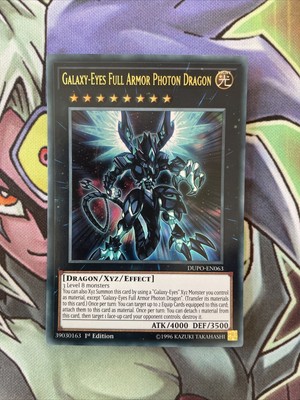 DUPO-EN063 Galaxy-Eyes Full Armor Photon Dragon 1st Edition NM Yugioh Card-image