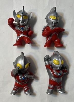 Vintage Ultraman Popy Bandai Super Mini PVC Figures Lot-image