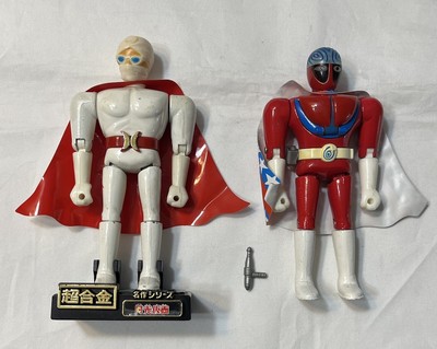 Vintage Midnight Mask Kagester Denko POPY CHOGOKIN DieCast Figure Lot Japan 1980-image