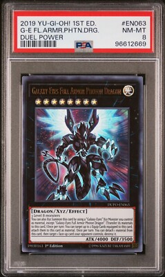 DUPO-EN063 Galaxy-Eyes Full Armor Photon Dragon 1st Edition PSA 8-image