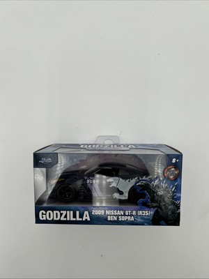 Jada 1:32 Godzilla 2009 Nissan GT-R (R35) Ben Sopra Diecast New In Box Sealed-image