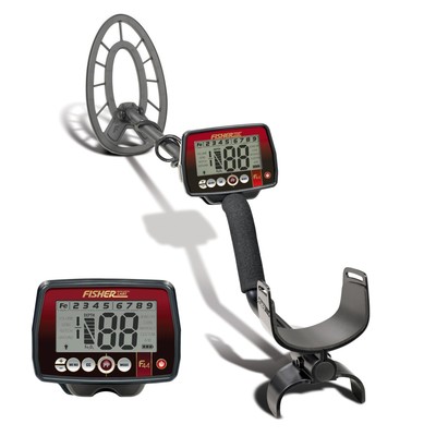 Fisher F44 Metal Detector with Weatherproof Design, Large LCD Display, and Se...-image