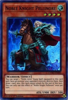 Noble Knight Pellinore (CYHO-EN090) - Super Rare - 1st Edition-image