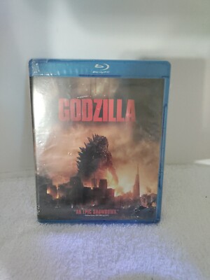 Godzilla Blu-Ray Aaron Taylor Johnson David Strathairn NEW Sealed-image