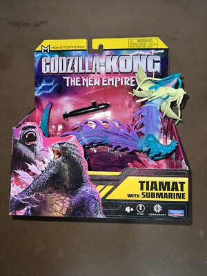 2024 Playmates Godzilla X Kong Monsterverse TIAMAT With Submarine Figure NEW-image