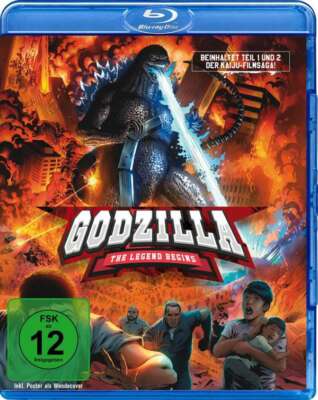 Godzilla The Original Part 1 & 2 The Legend Begins 1954 + 1955 Blu-ray Box New-image