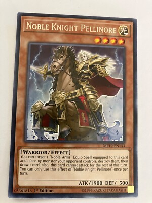 Noble knight pollinore 1st edition rare yu-gi-oh gaming cards cscan-image