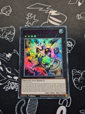 STARLIEGE PHOTON BLAST DRAGON LDS2-EN054 PURPLE Ultra Rare 1st Edition YuGiOh!-image