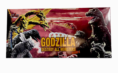 Mezco Toyz Godzilla Destroy All Monsters Round 2 - 5 Points Figure Set MIB-image
