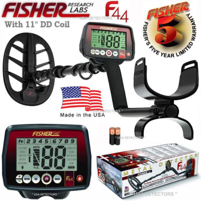 Fisher F44 Metal Detector with 11