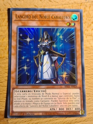 Noble Knight's Spearholder●YUGIOH●BROL●SPANISH●ULTRA RARE●1st EDITION●NM #07116-image