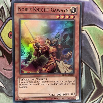 REDU-EN000 Noble Knight Gawayn Super Rare Unlimited Edition NM Yugioh Card-image