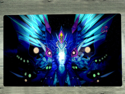 YGOmat Playmat No.62 Galaxy Eyes Prime Photon Dragon TCG Mat Card Game Mat Bag-image