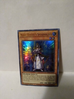 NOBLE KNIGHT'S SPEARHOLDER BROL-EN019 1ST ED YUGIOH BROTHERS LEGEND (ULTRA NM)-image
