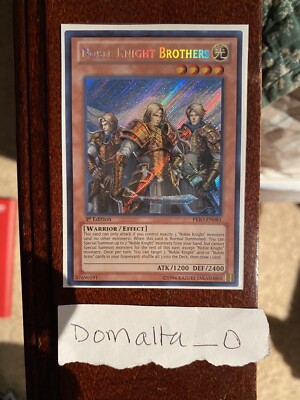 Yugioh Noble Knight Brothers PRIO-EN081 Secret Rare 1st Edition NM/VLP-image