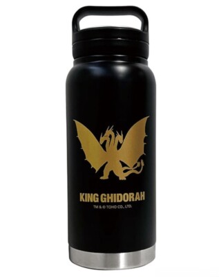 Godzilla King Ghidorah Stainless Thermal Bottle With Handle 800ml (27oz)-image