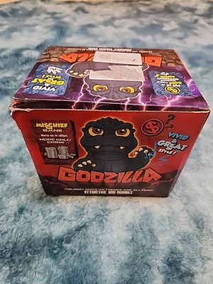 Godzilla Mischief Bank Coin Box LED Sound Gimmick Moving Figure New In Box-image