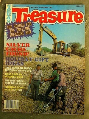 ARTICLE THE SEARCH FOR THE SNELLING TREASURE BOX METAL DETECTOR FISHER TESORO-image