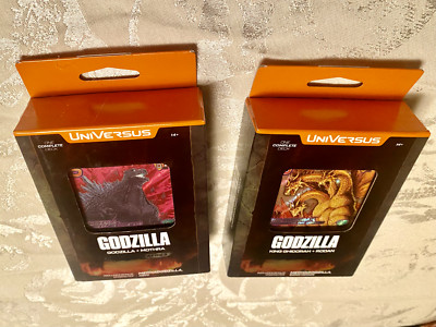 UniVersus Godzilla Challenger Sealed Decks (1 of Each) NO BOOSTER PACK-image