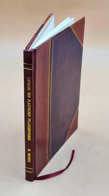 Catalog Der Plastischen Pflanzenformen, Von M. Meurer. Eine Samm [Leather Bound]-image