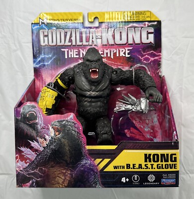 KONG w/ BEAST Glove 6” Figure Godzilla X Kong The New Empire 2024 Playmates-image