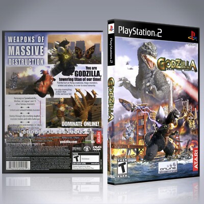 PS2 - NO GAME - Godzilla - Save The Earth-image