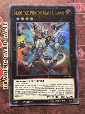 Starliege Photon Blast Dragon - LED3-EN034 - Ultra Rare - 1st Edition - VLP-image