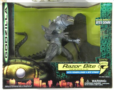 1998 Trendmasters Godzilla Movie Razor Bite Godzilla sealed high grade box-image