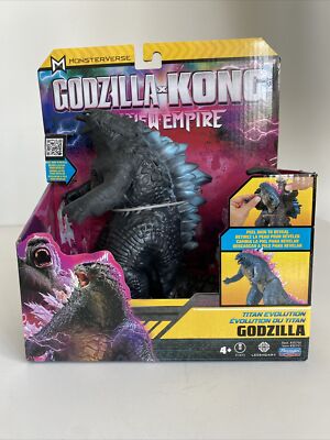 Playmates Godzilla x Kong The New Empire 7” Godzilla Titan Evolution Toy New-image