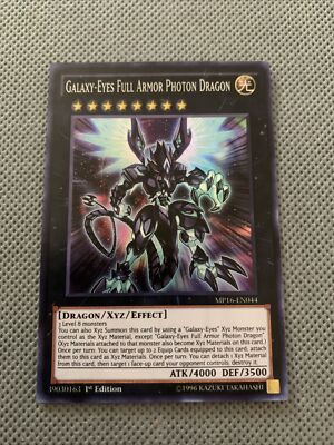 Yu-Gi-Oh Galaxy-Eyes Full Armor Photon Dragon MP16-EN044 Super Rare 1st Ed NM-image