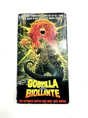 GODZILLA VS BIOLLANTE VHS 1989 RELEASE Monster Horror EXCELLENT Movie-image