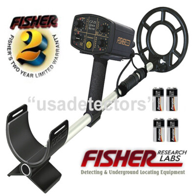 Fisher CZ-21 Metal Detector with 8