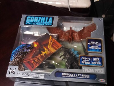 GODZILLA KING OF THE MONSTERS~GODZILLA & ET RODAN~7 PIECE SET~2019 NEW IN BOX-image