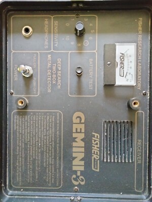  Gemini 3 Fisher Labs Deep Search Two Box Metal Detector-image