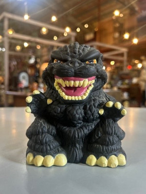 Toy Figure Banpresto Godzilla Doll Piggy Bank Made in 1996 Soft Vinyl-image